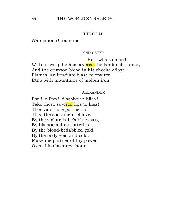 Original scan of The World’s Tragedy, PDF page 97