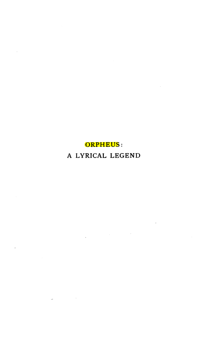 Original scan of Orpheus, PDF page 2