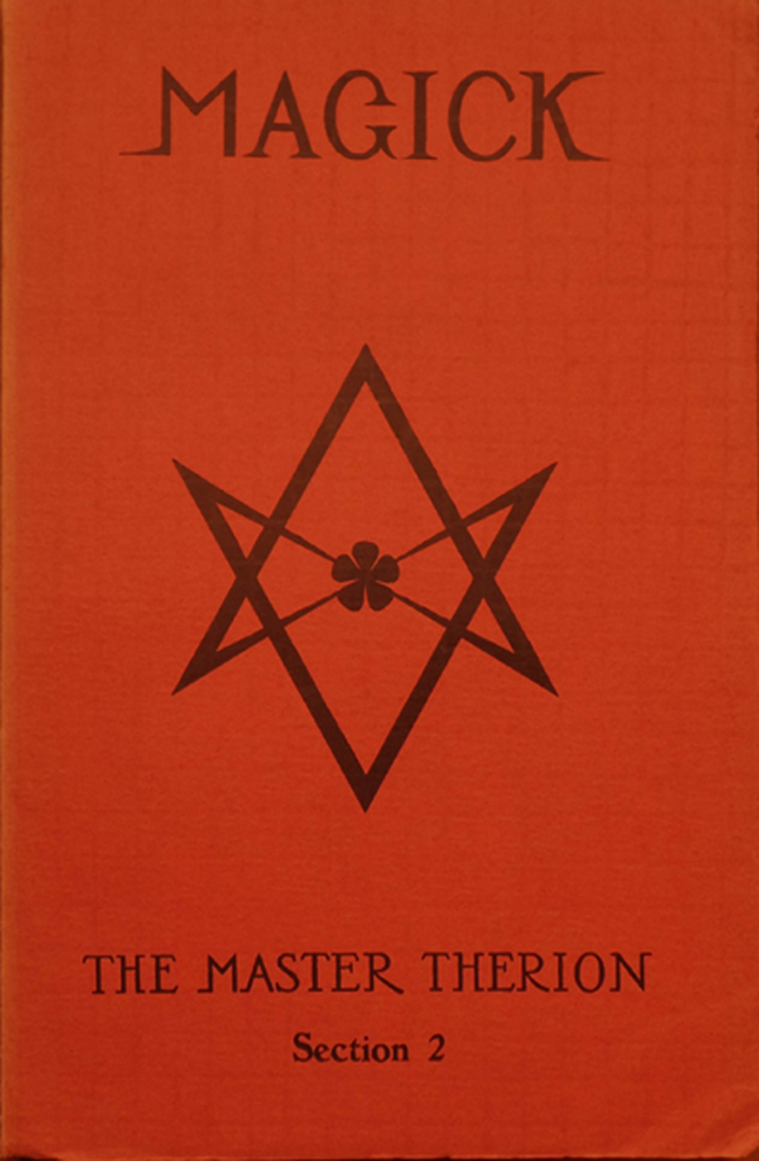 Original scan of Magick in Theory and Practice (Section 2), PDF page 1
