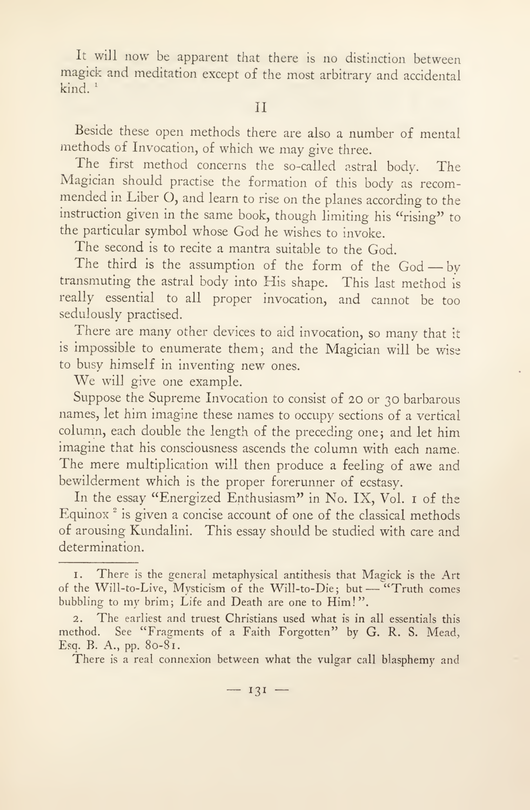 Original scan of Magick in Theory and Practice (Section 2), PDF page 11