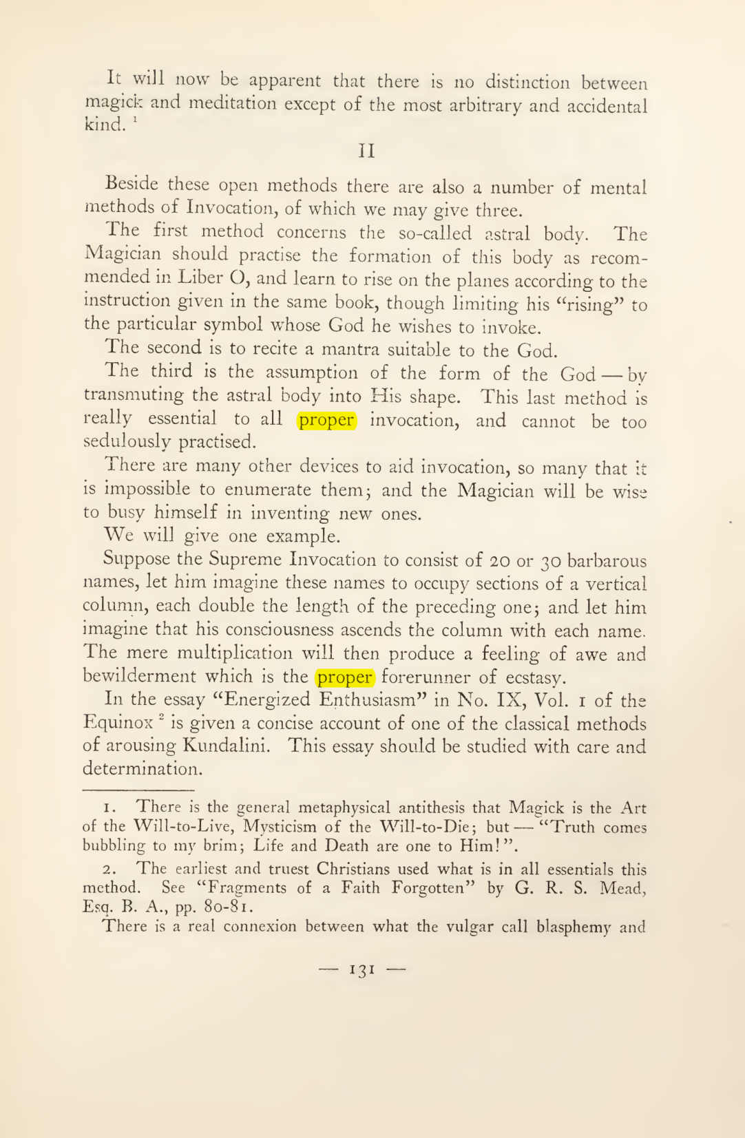 Original scan of Magick in Theory and Practice (Section 2), PDF page 11