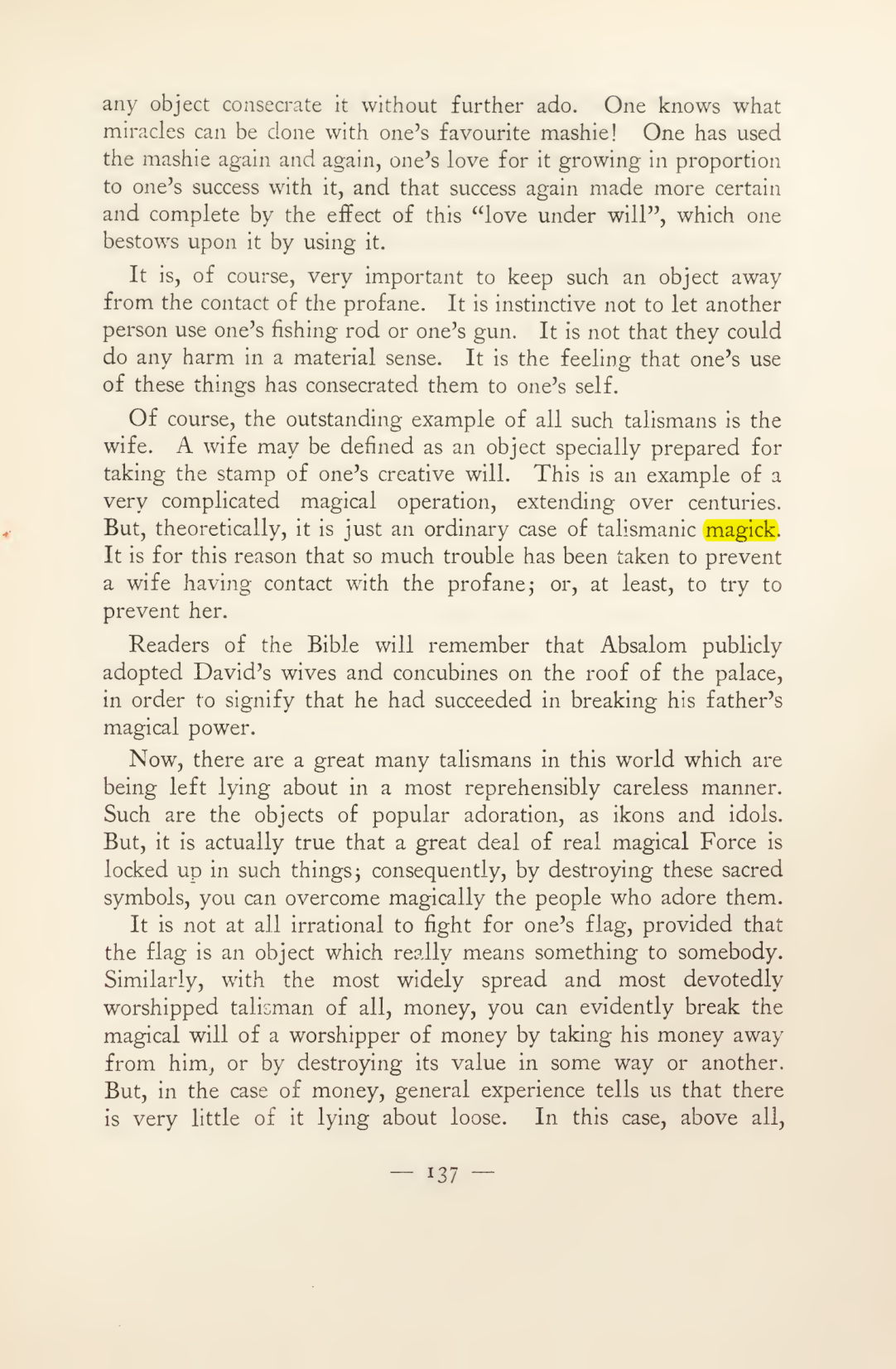 Original scan of Magick in Theory and Practice (Section 2), PDF page 17