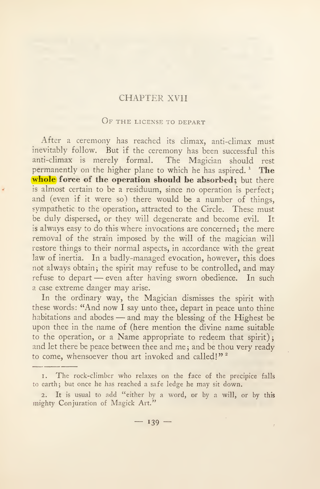 Original scan of Magick in Theory and Practice (Section 2), PDF page 19