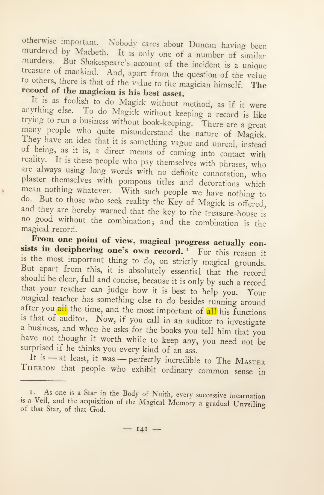Original scan of Magick in Theory and Practice (Section 2), PDF page 21