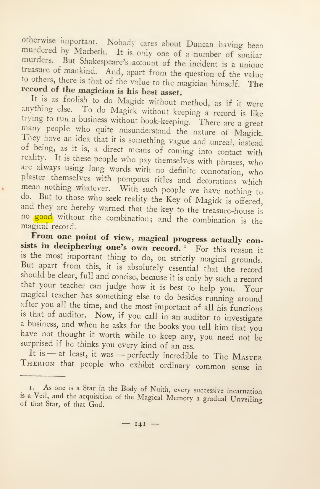Original scan of Magick in Theory and Practice (Section 2), PDF page 21