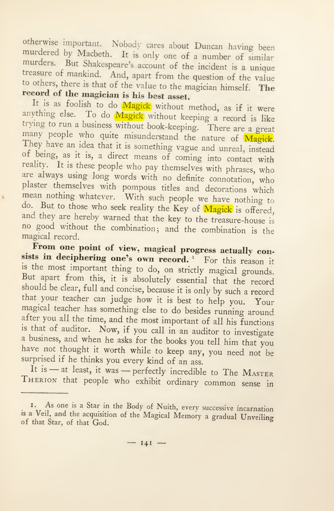 Original scan of Magick in Theory and Practice (Section 2), PDF page 21