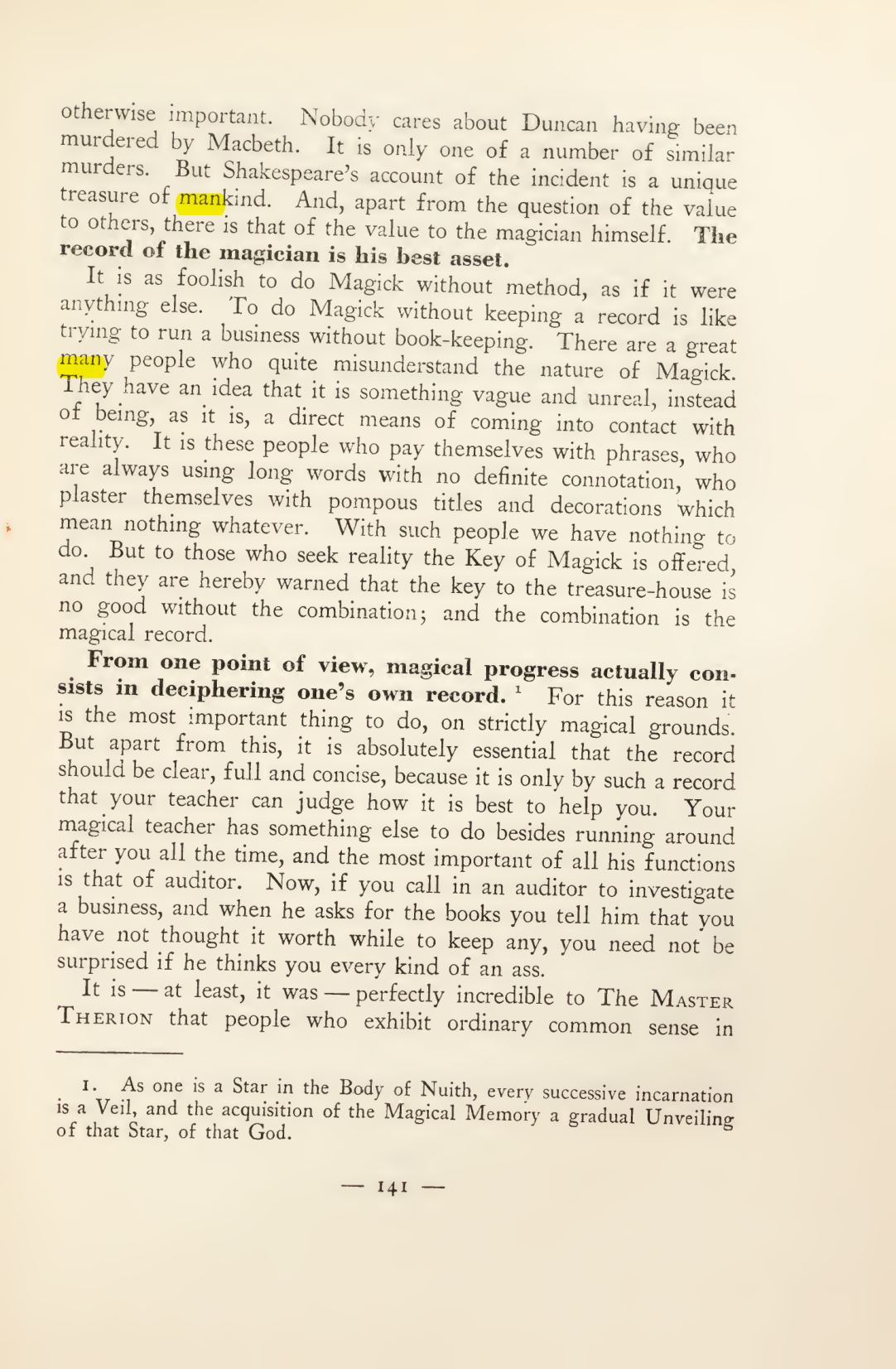 Original scan of Magick in Theory and Practice (Section 2), PDF page 21