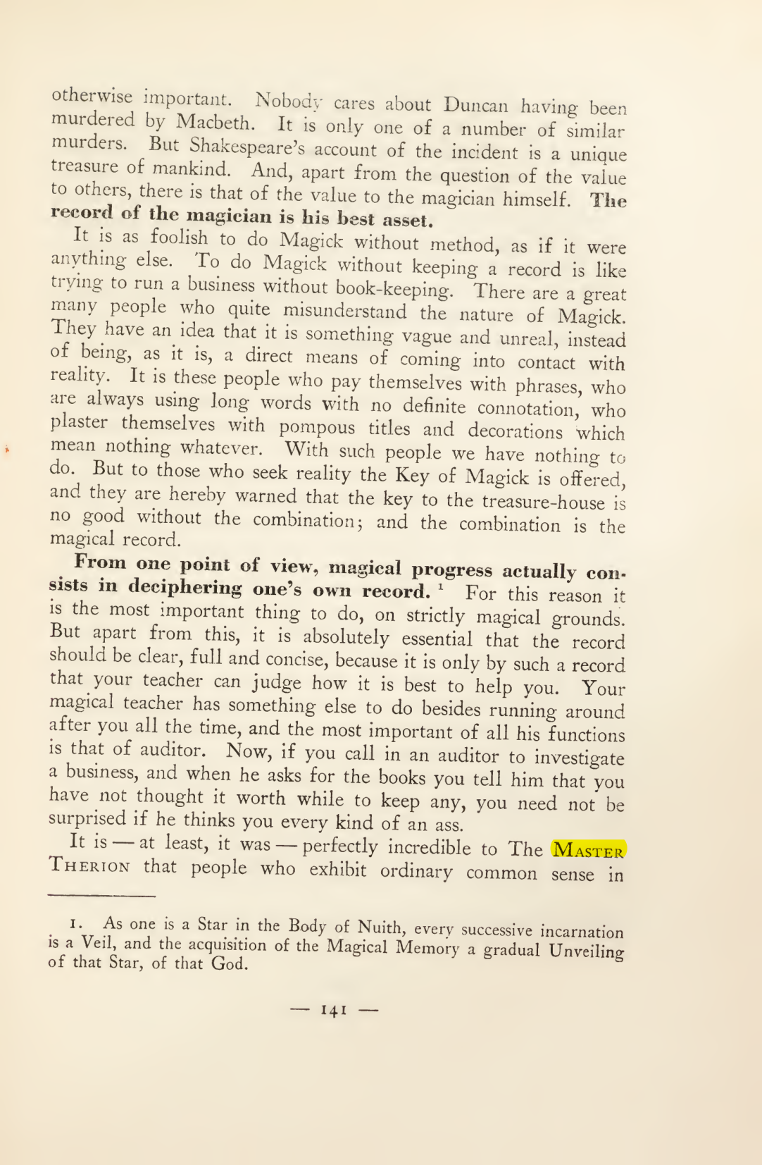 Original scan of Magick in Theory and Practice (Section 2), PDF page 21