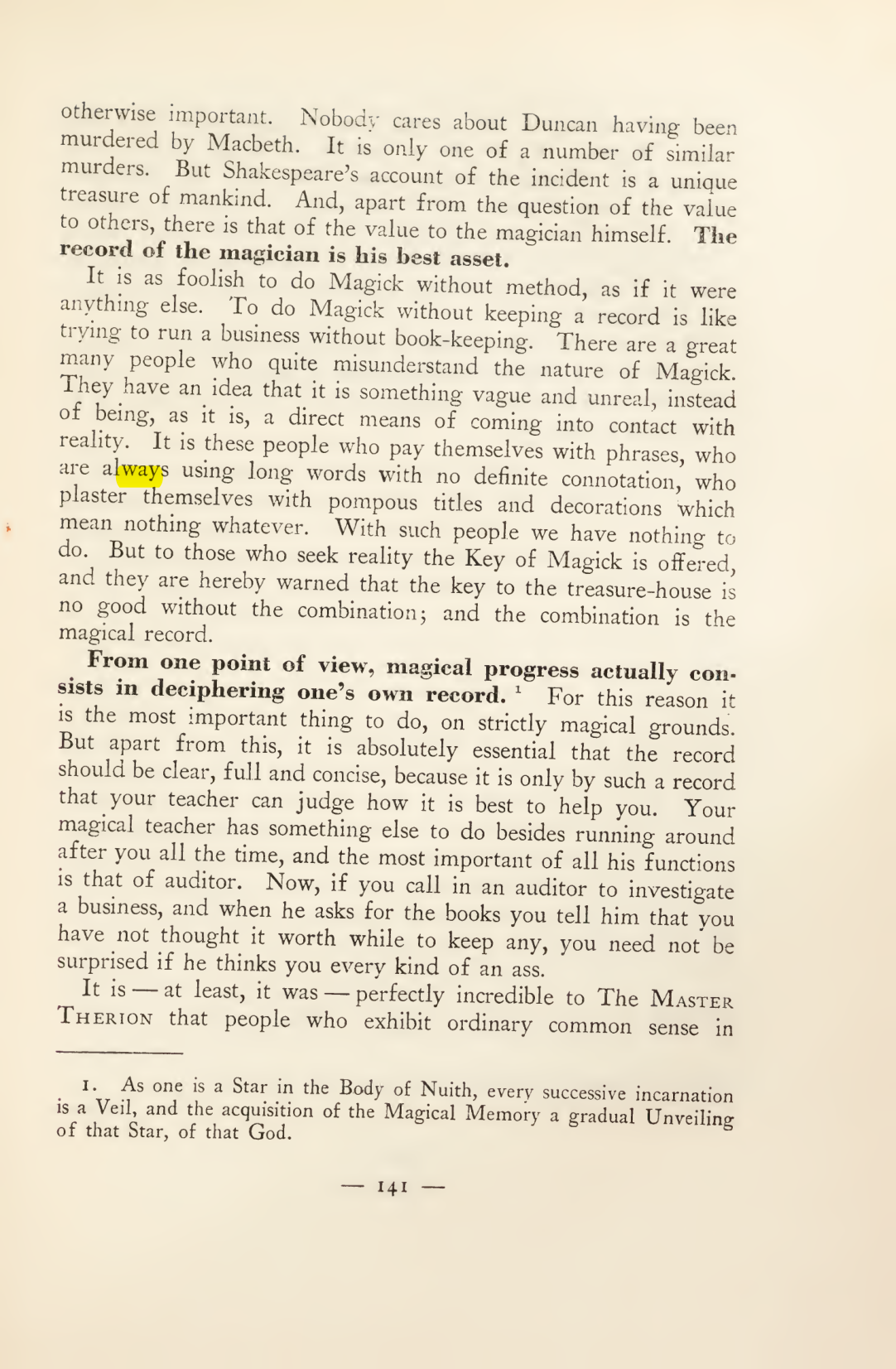 Original scan of Magick in Theory and Practice (Section 2), PDF page 21