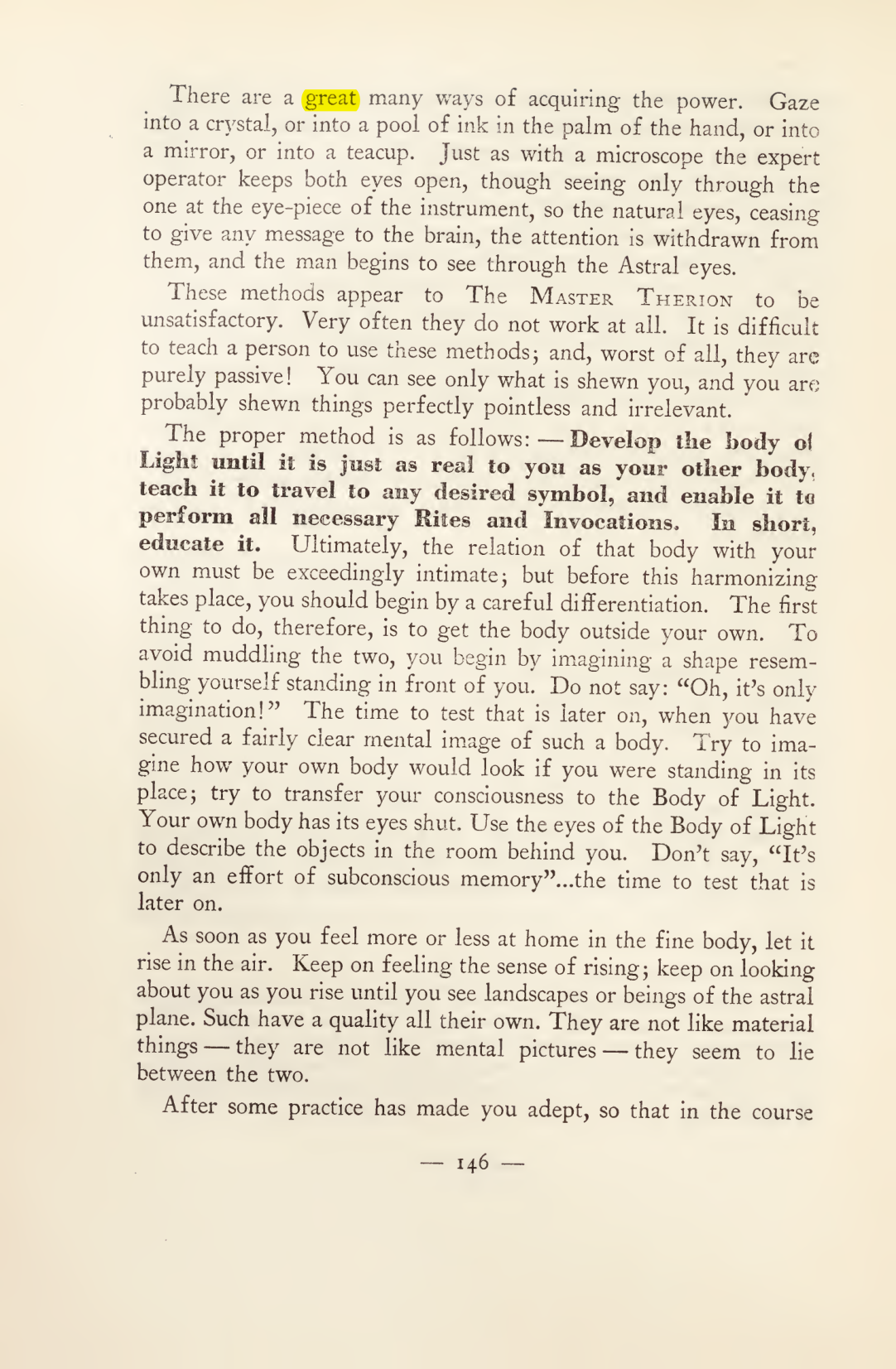 Original scan of Magick in Theory and Practice (Section 2), PDF page 26