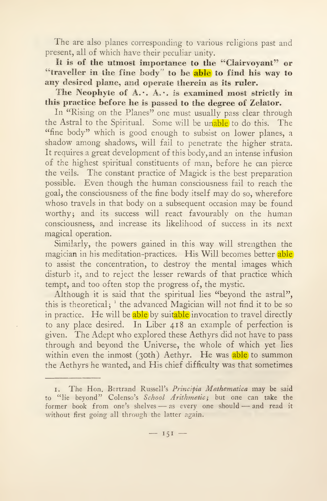 Original scan of Magick in Theory and Practice (Section 2), PDF page 31