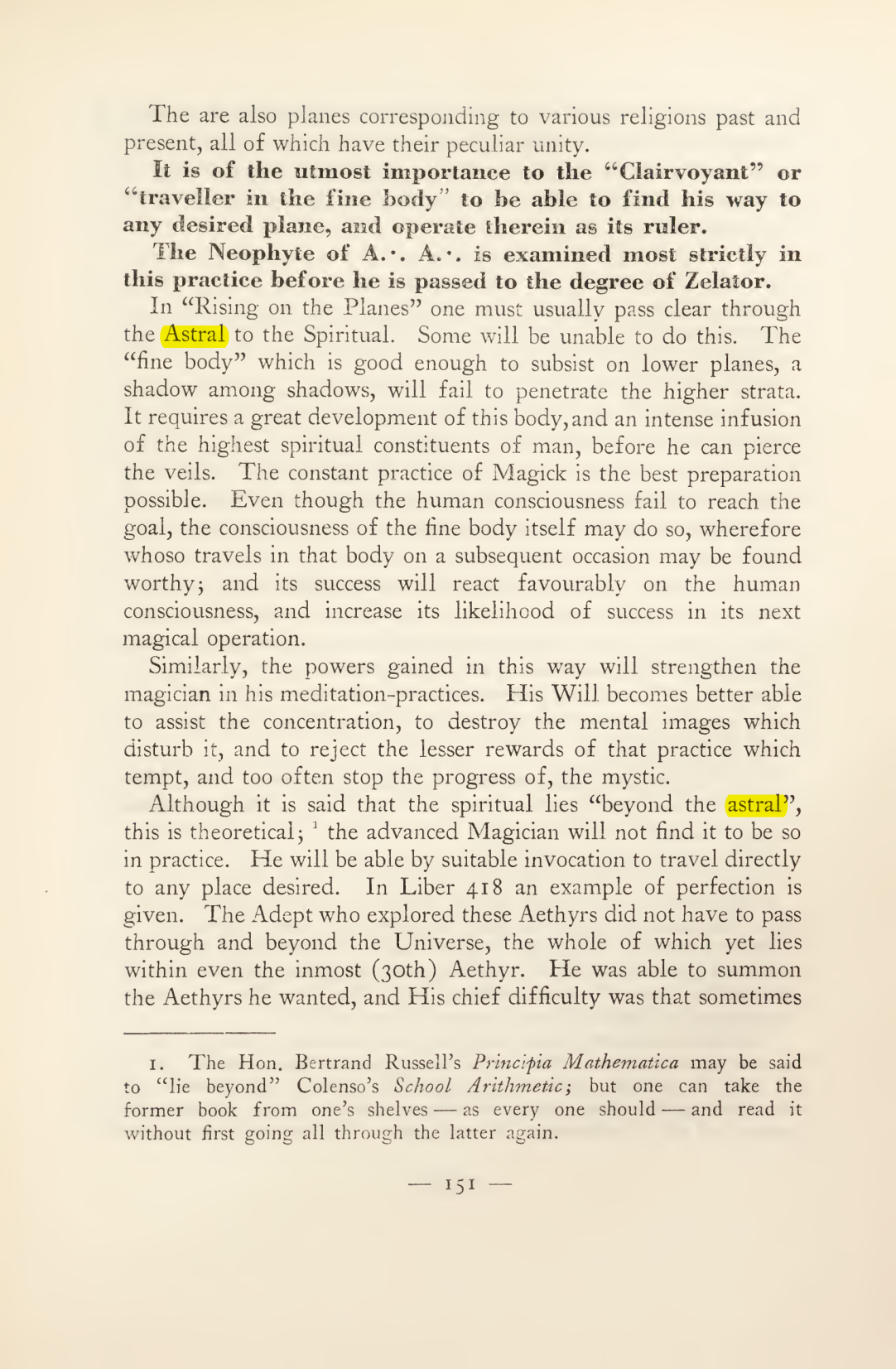 Original scan of Magick in Theory and Practice (Section 2), PDF page 31