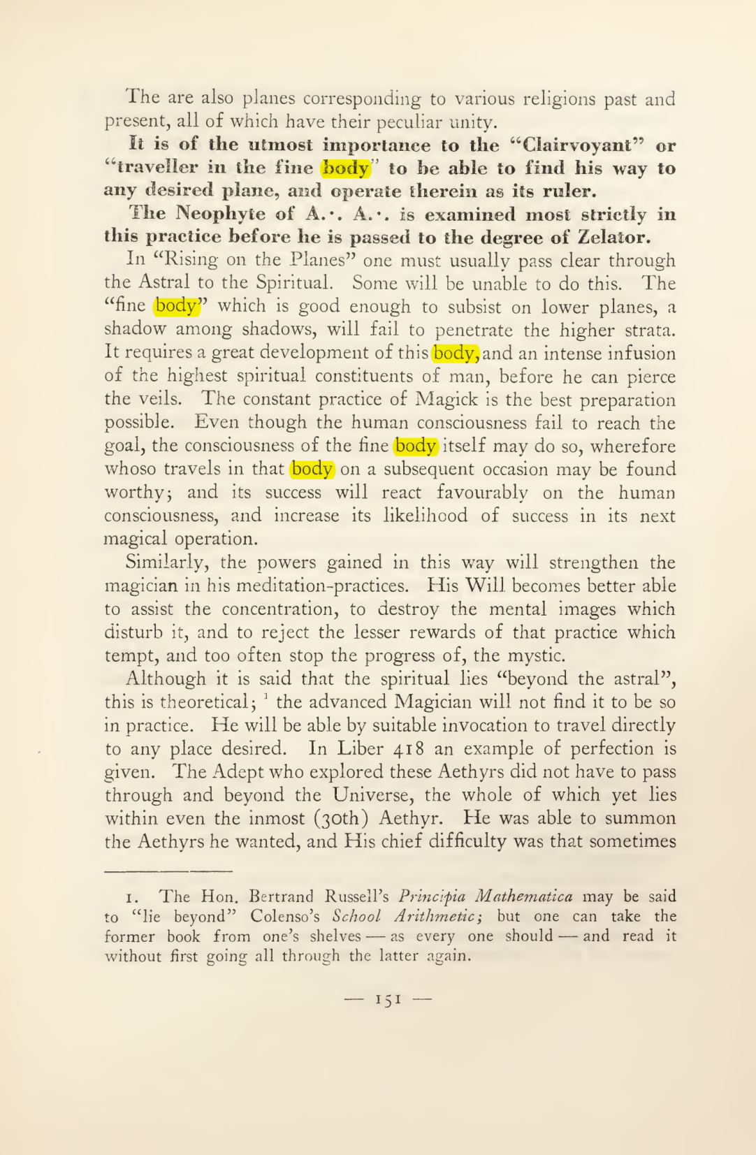 Original scan of Magick in Theory and Practice (Section 2), PDF page 31
