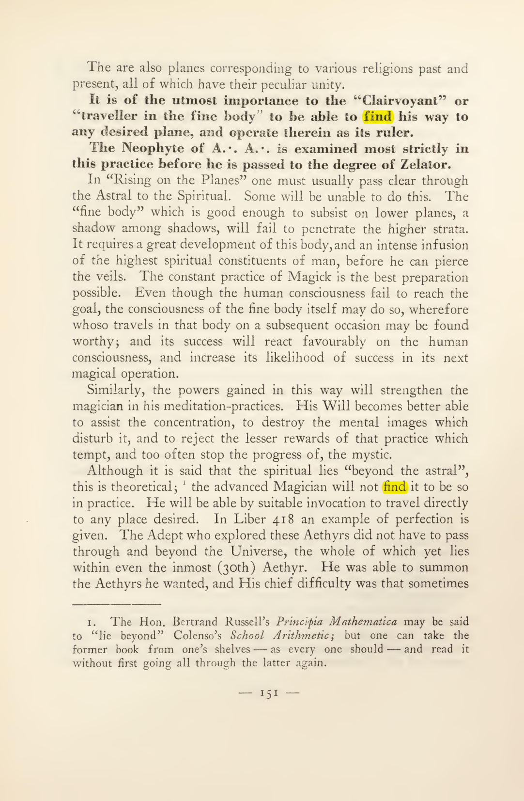 Original scan of Magick in Theory and Practice (Section 2), PDF page 31