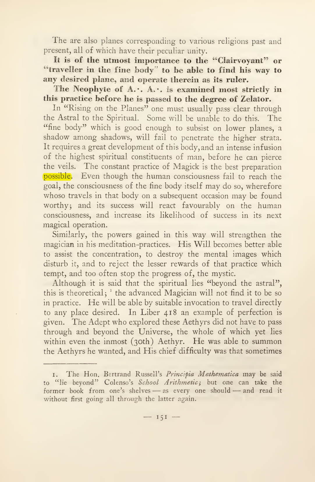 Original scan of Magick in Theory and Practice (Section 2), PDF page 31