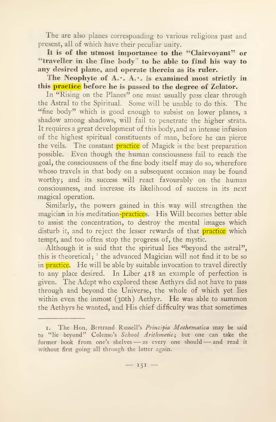 Original scan of Magick in Theory and Practice (Section 2), PDF page 31
