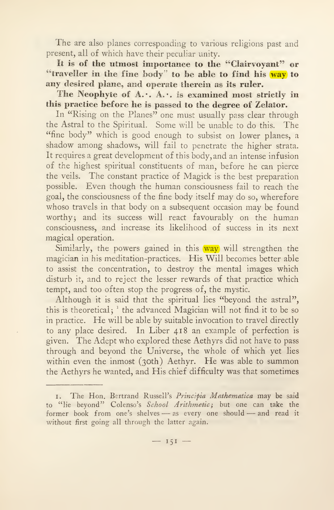Original scan of Magick in Theory and Practice (Section 2), PDF page 31