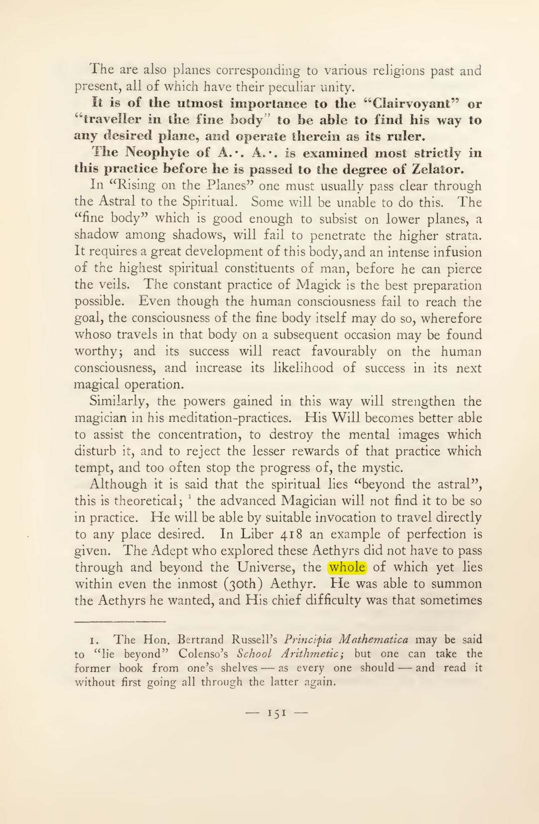 Original scan of Magick in Theory and Practice (Section 2), PDF page 31