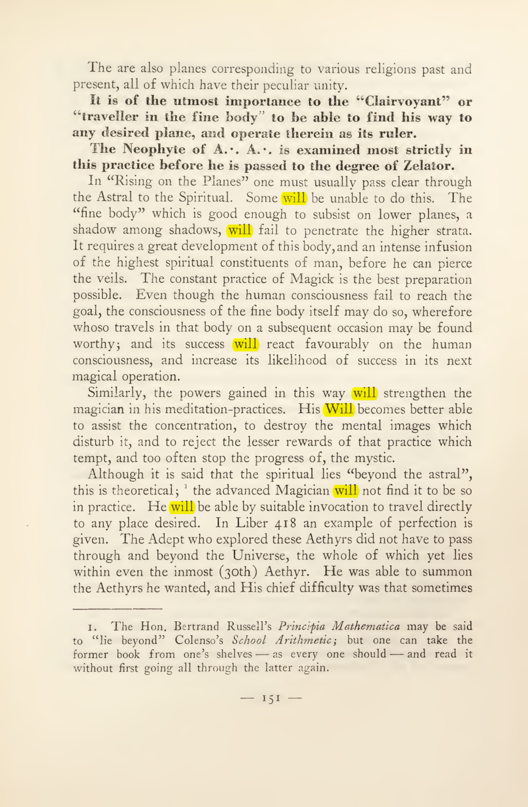 Original scan of Magick in Theory and Practice (Section 2), PDF page 31