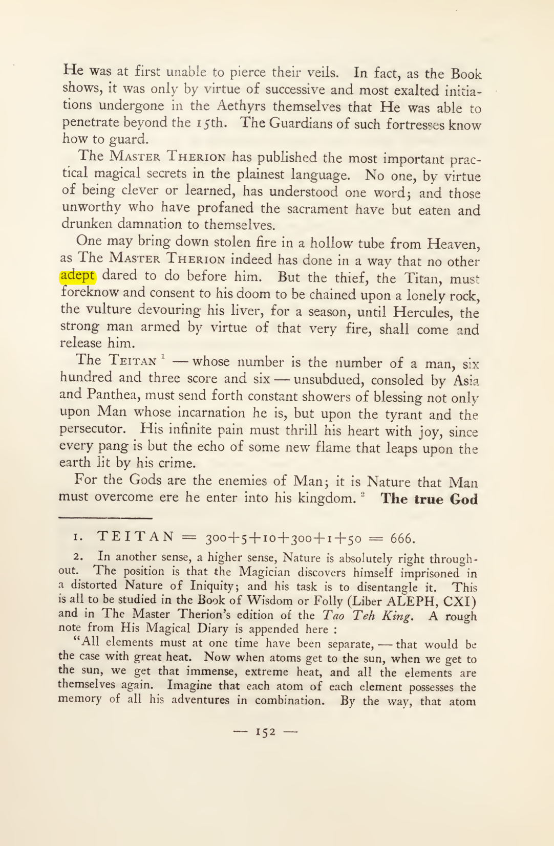 Original scan of Magick in Theory and Practice (Section 2), PDF page 32