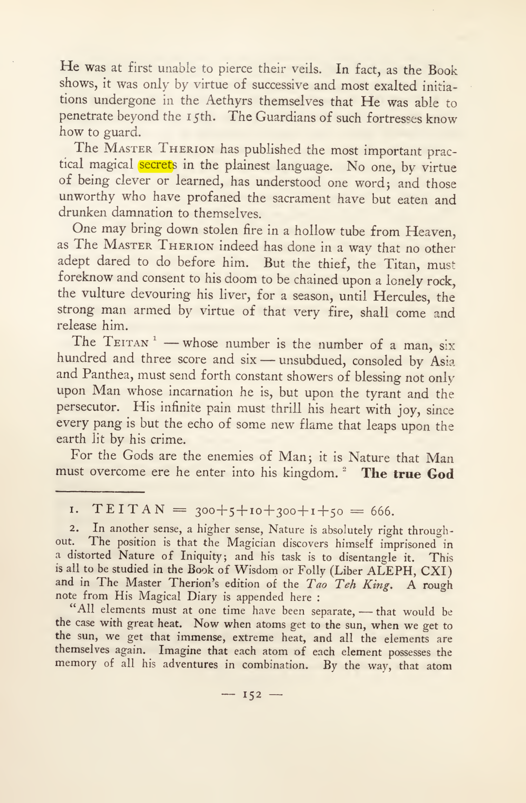 Original scan of Magick in Theory and Practice (Section 2), PDF page 32