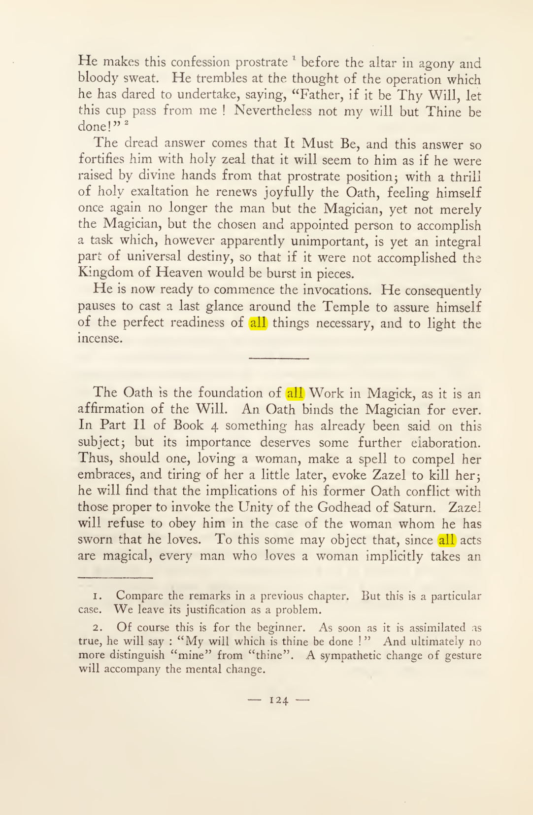 Original scan of Magick in Theory and Practice (Section 2), PDF page 4