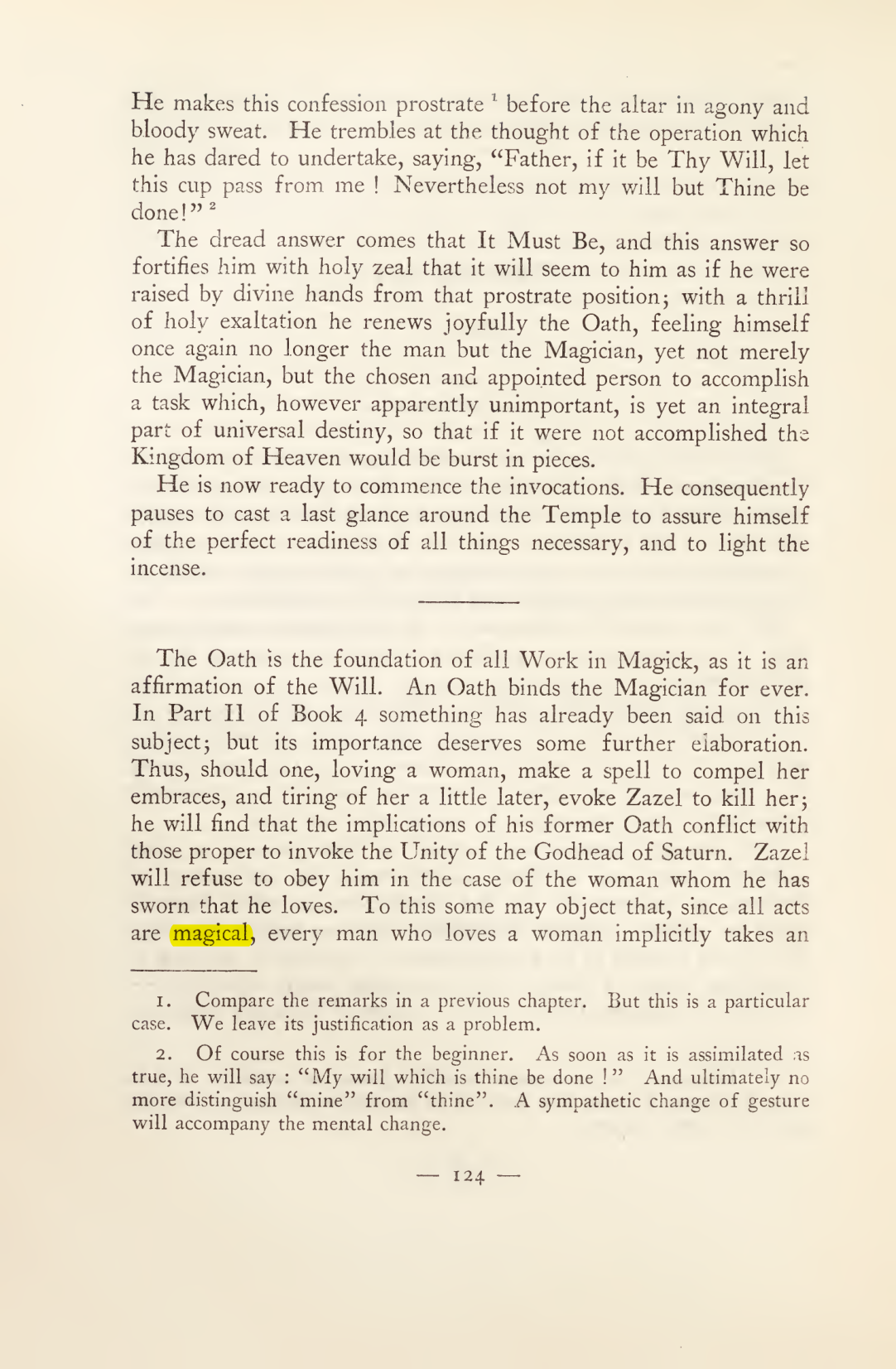 Original scan of Magick in Theory and Practice (Section 2), PDF page 4