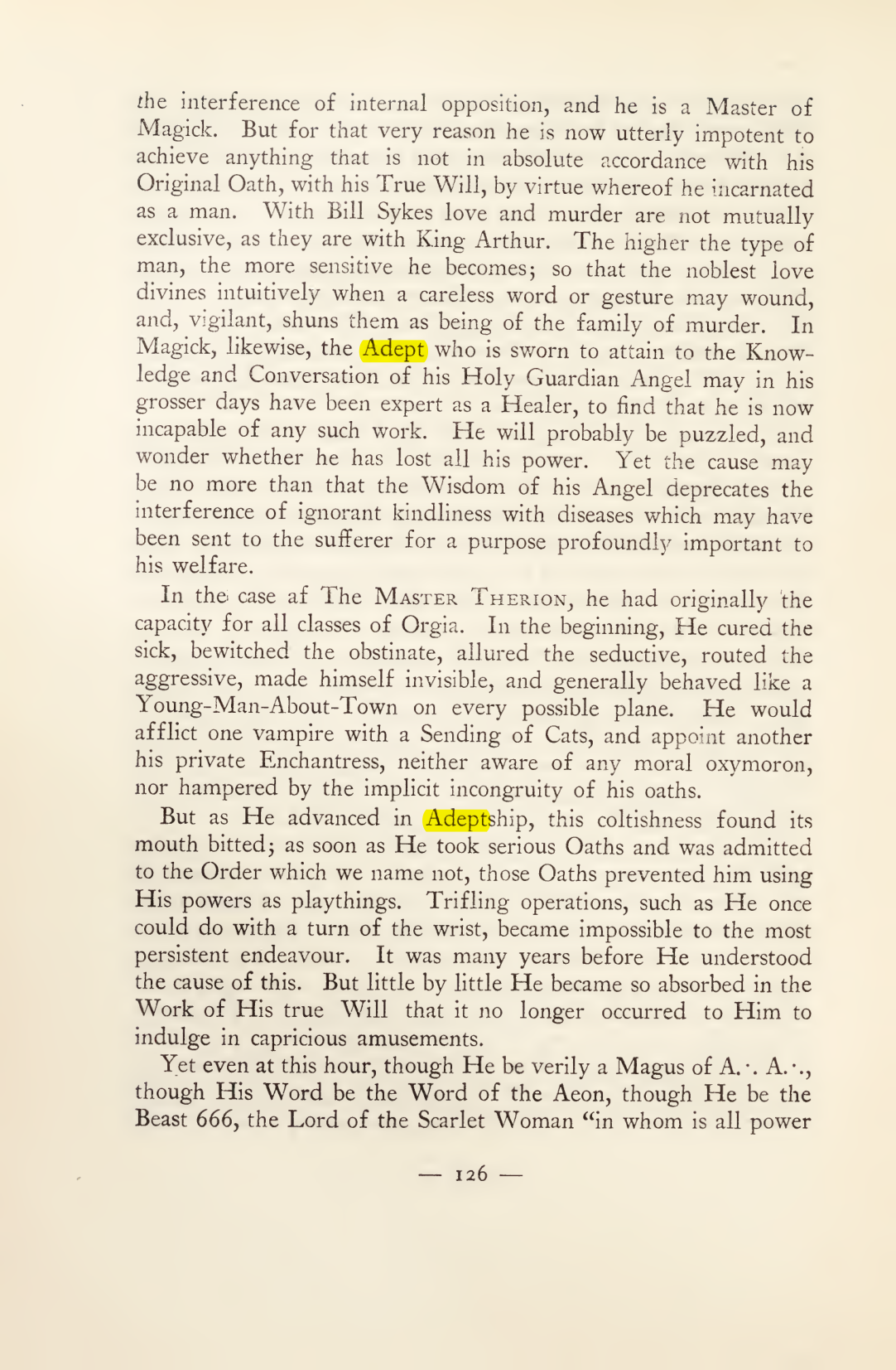 Original scan of Magick in Theory and Practice (Section 2), PDF page 6