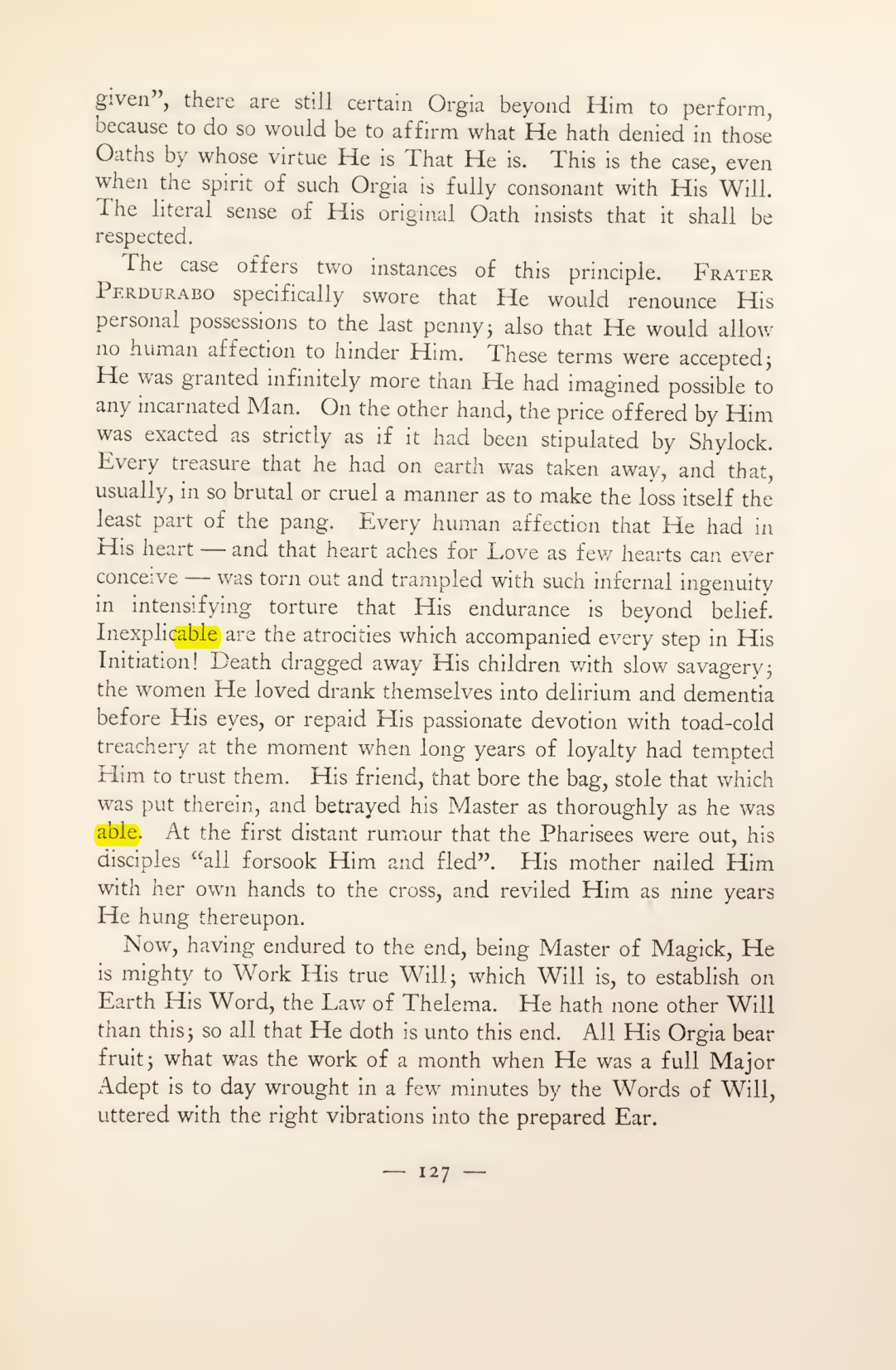 Original scan of Magick in Theory and Practice (Section 2), PDF page 7