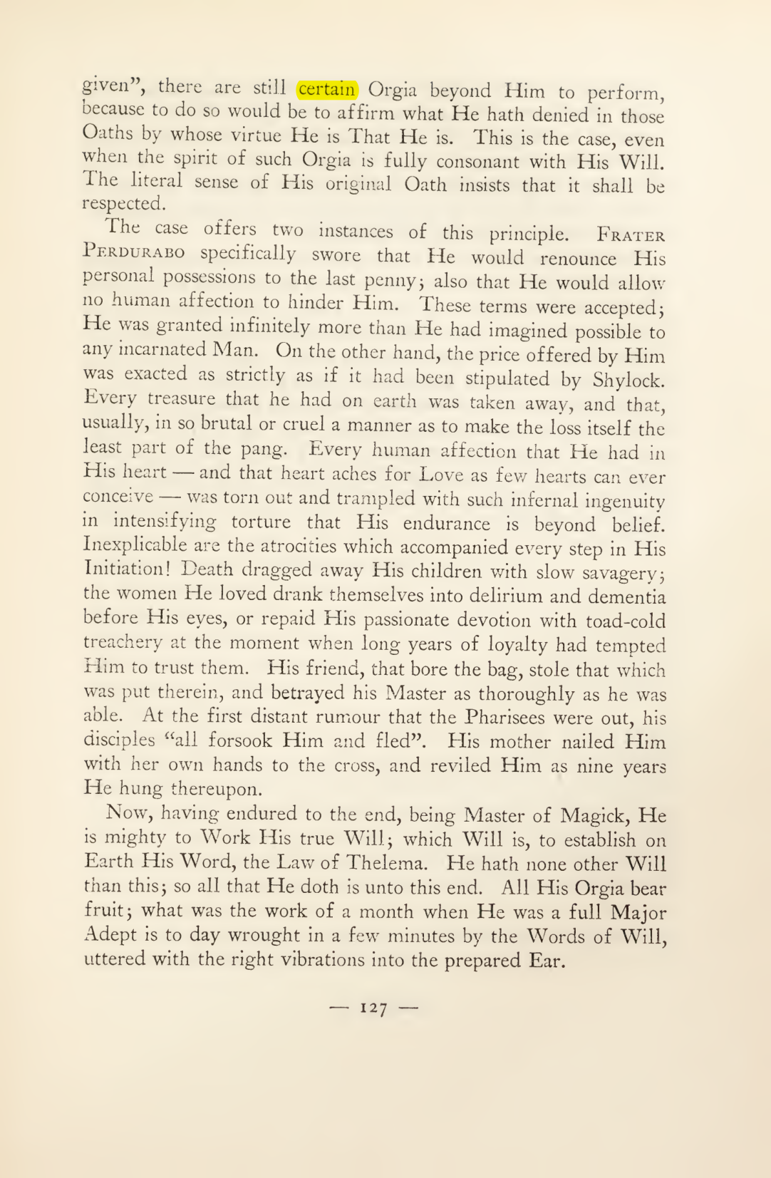 Original scan of Magick in Theory and Practice (Section 2), PDF page 7