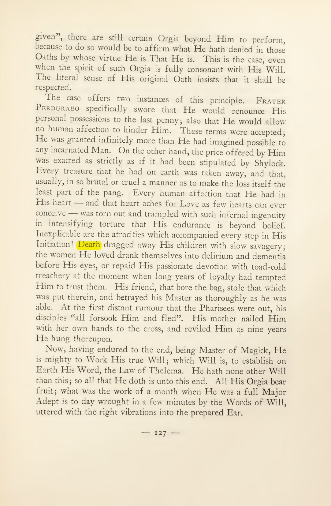 Original scan of Magick in Theory and Practice (Section 2), PDF page 7