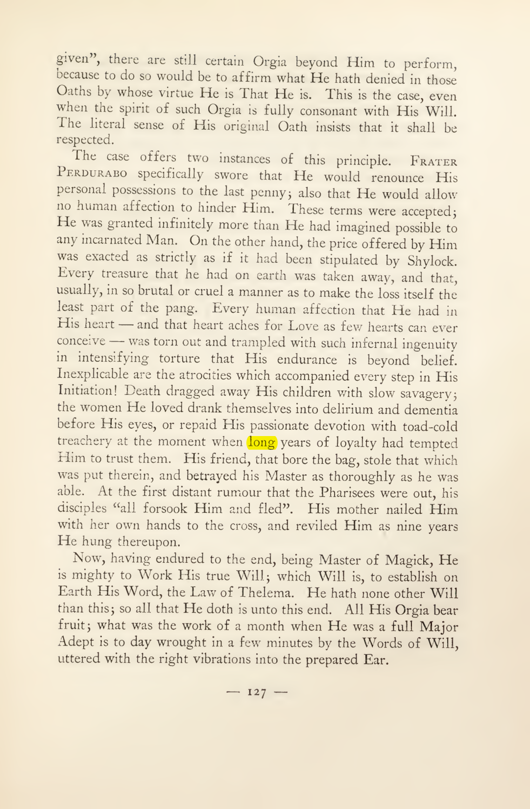 Original scan of Magick in Theory and Practice (Section 2), PDF page 7