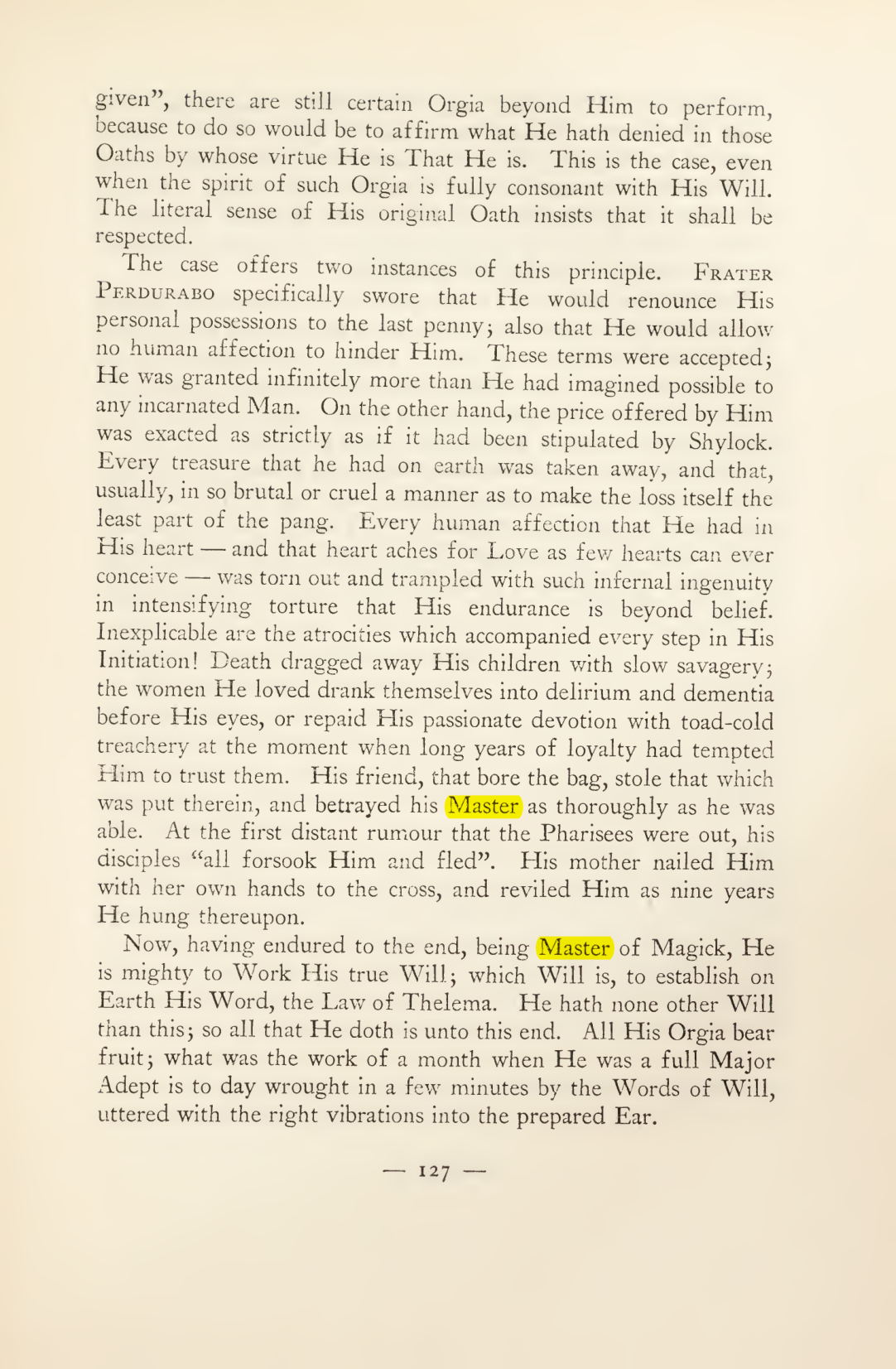 Original scan of Magick in Theory and Practice (Section 2), PDF page 7
