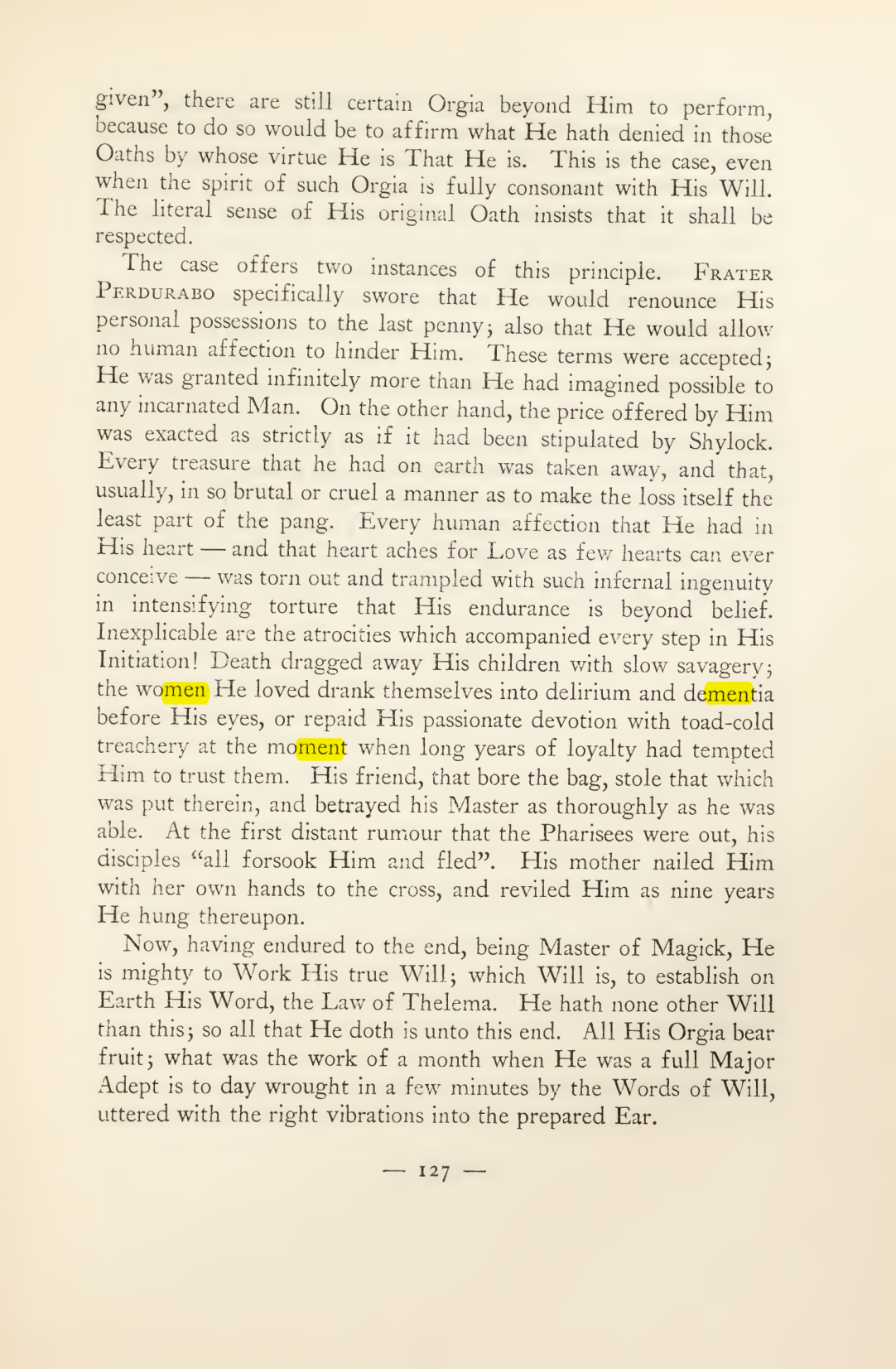 Original scan of Magick in Theory and Practice (Section 2), PDF page 7