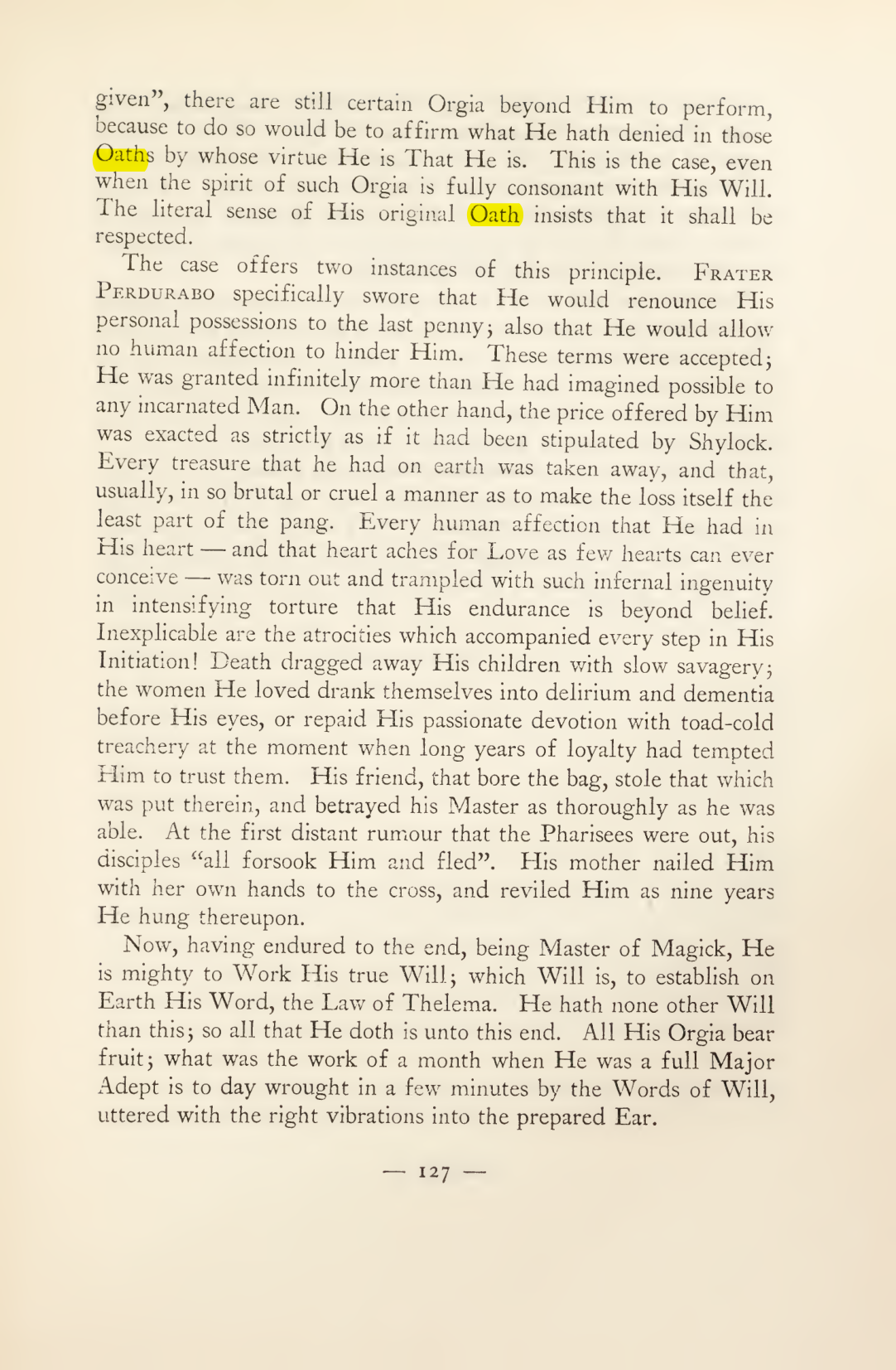Original scan of Magick in Theory and Practice (Section 2), PDF page 7