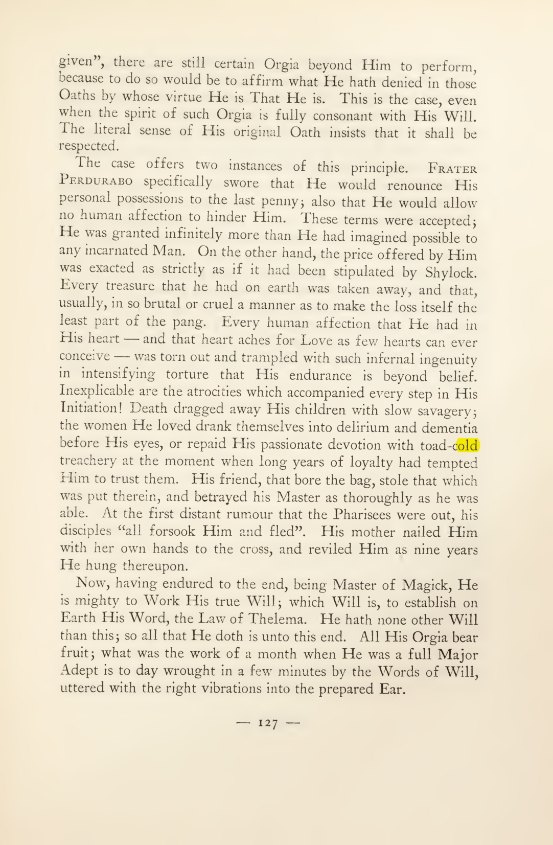 Original scan of Magick in Theory and Practice (Section 2), PDF page 7