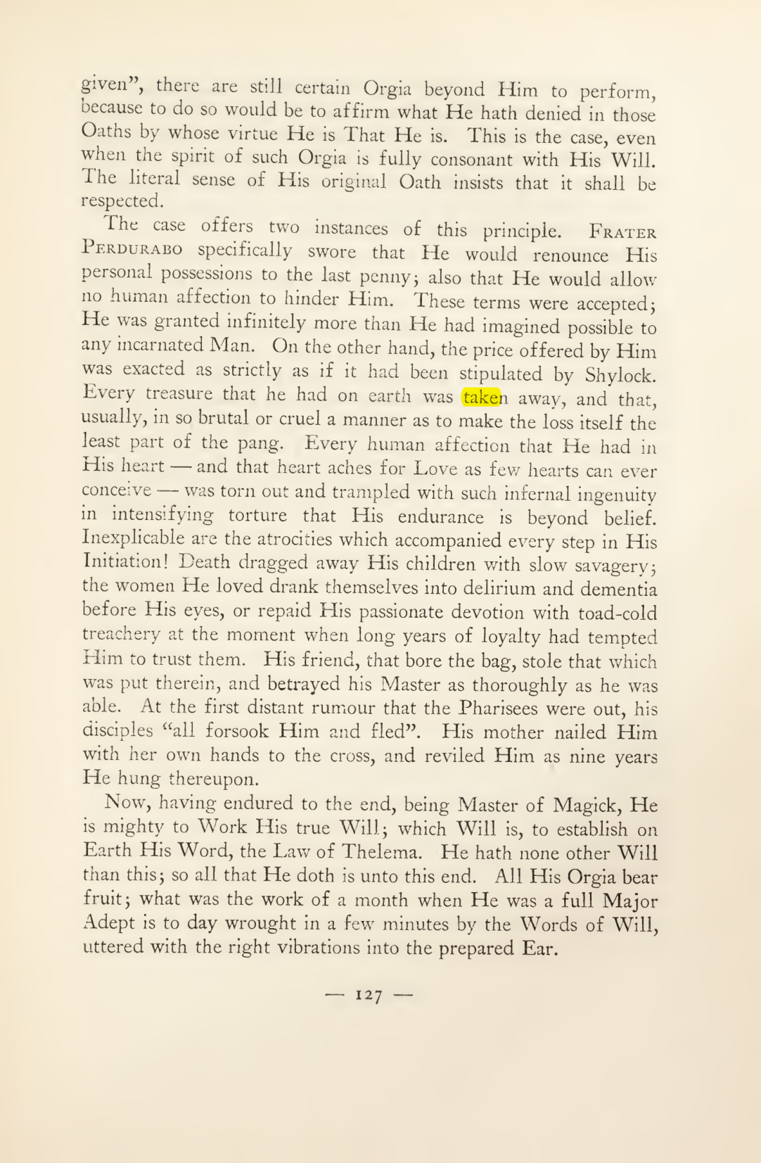Original scan of Magick in Theory and Practice (Section 2), PDF page 7