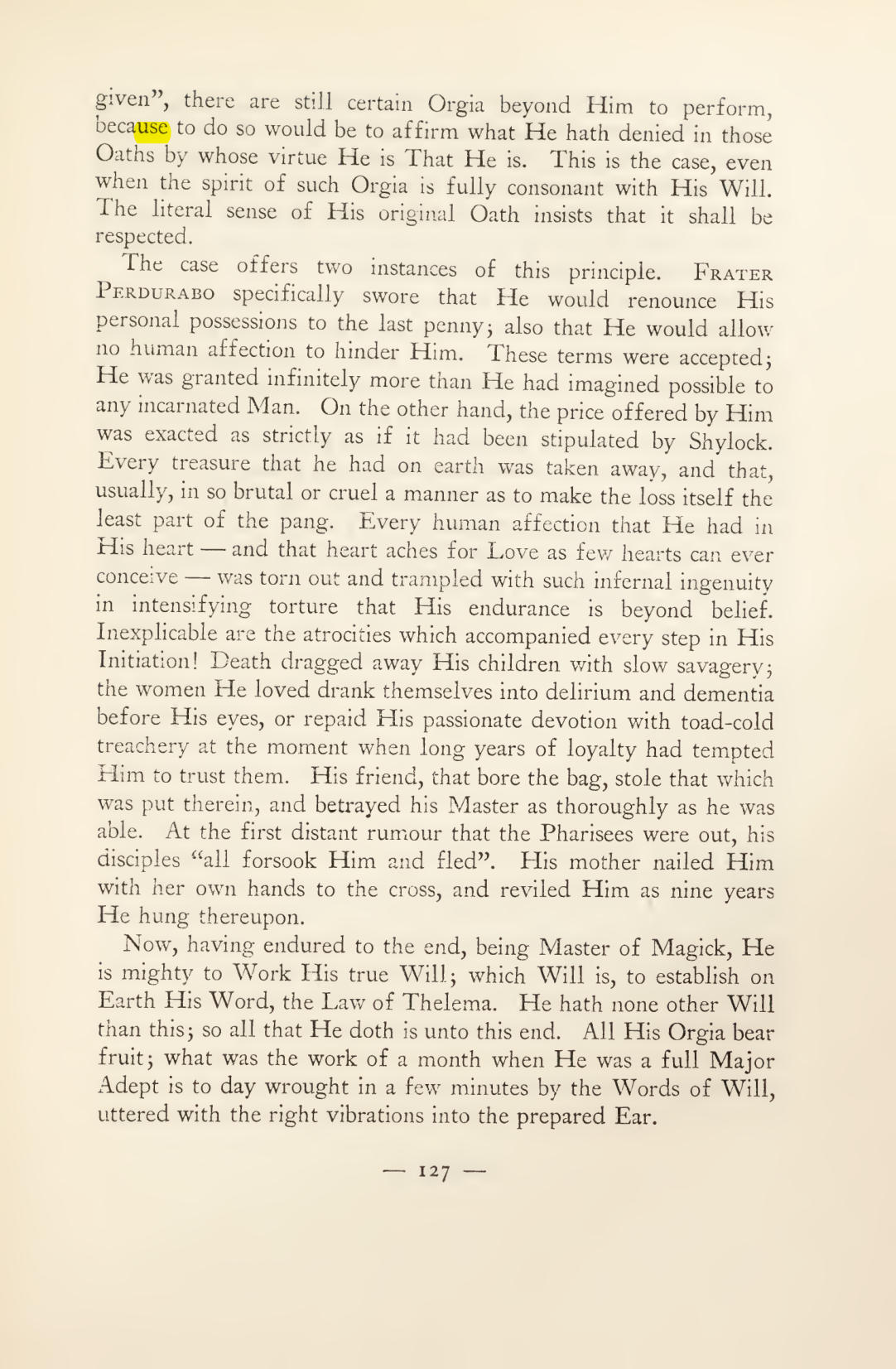 Original scan of Magick in Theory and Practice (Section 2), PDF page 7