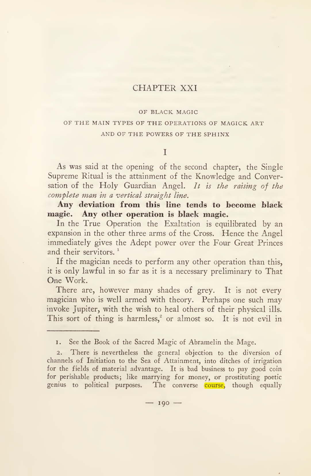 Original scan of Magick in Theory and Practice (Section 2), PDF page 70