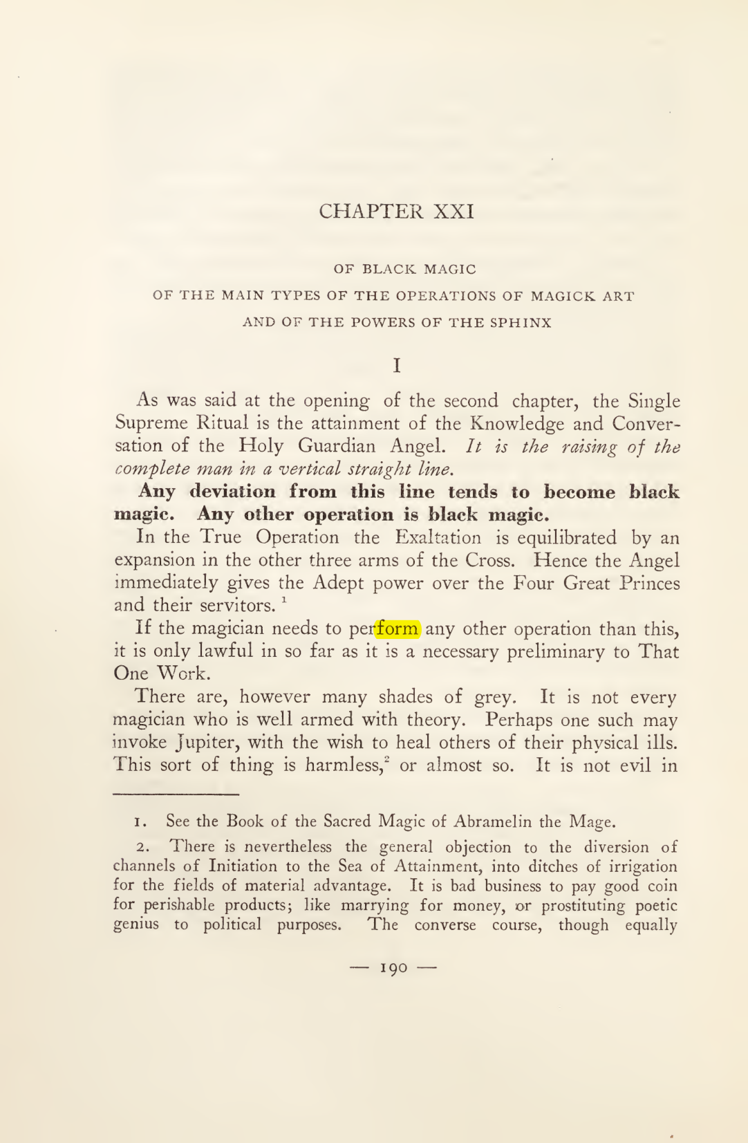 Original scan of Magick in Theory and Practice (Section 2), PDF page 70