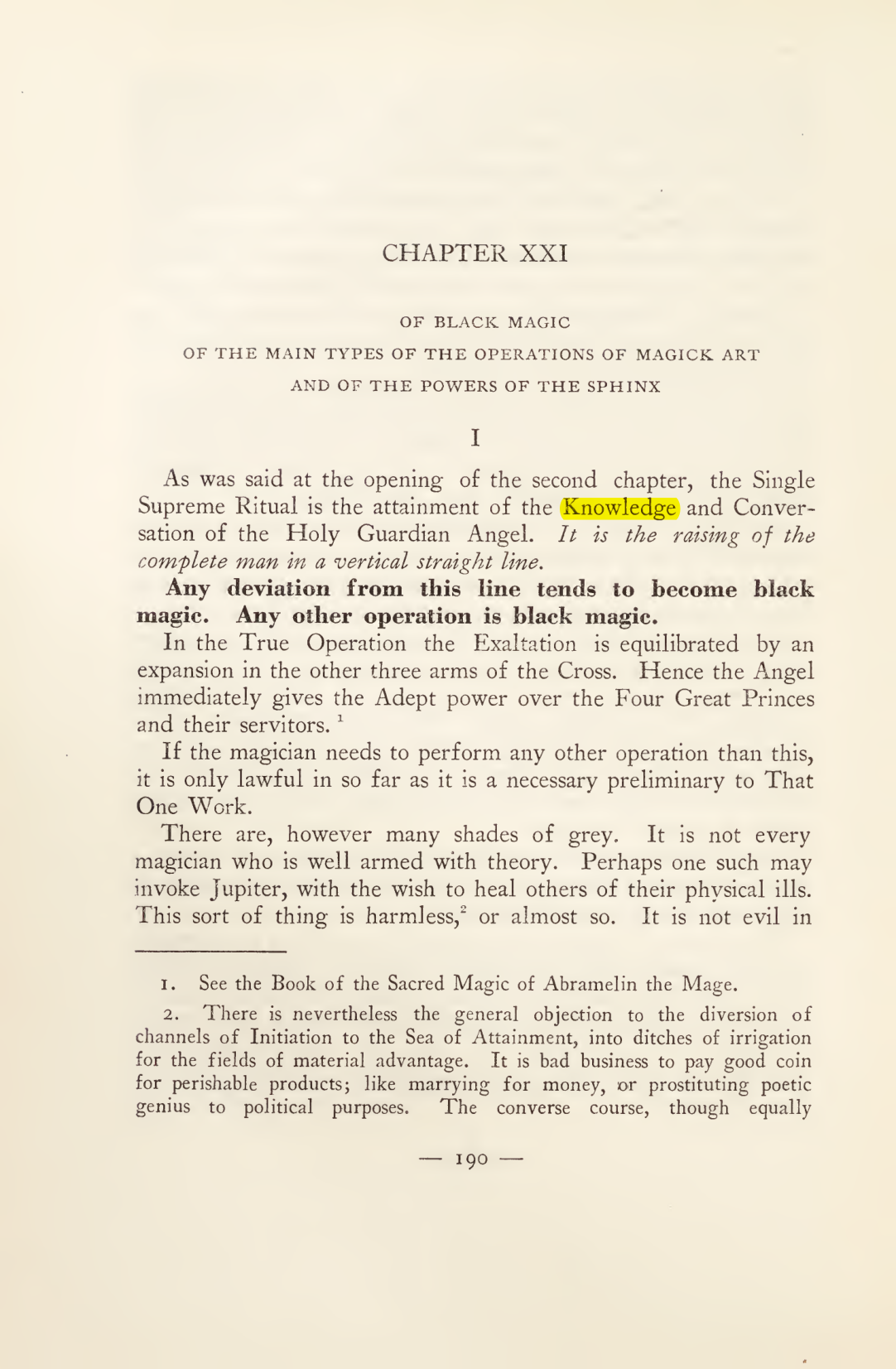 Original scan of Magick in Theory and Practice (Section 2), PDF page 70