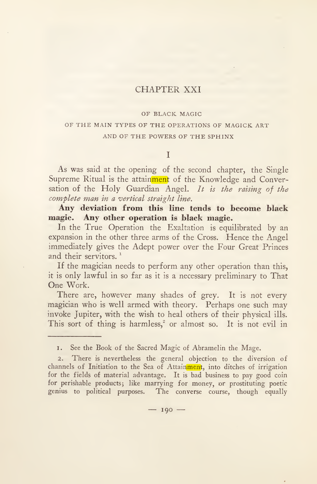 Original scan of Magick in Theory and Practice (Section 2), PDF page 70