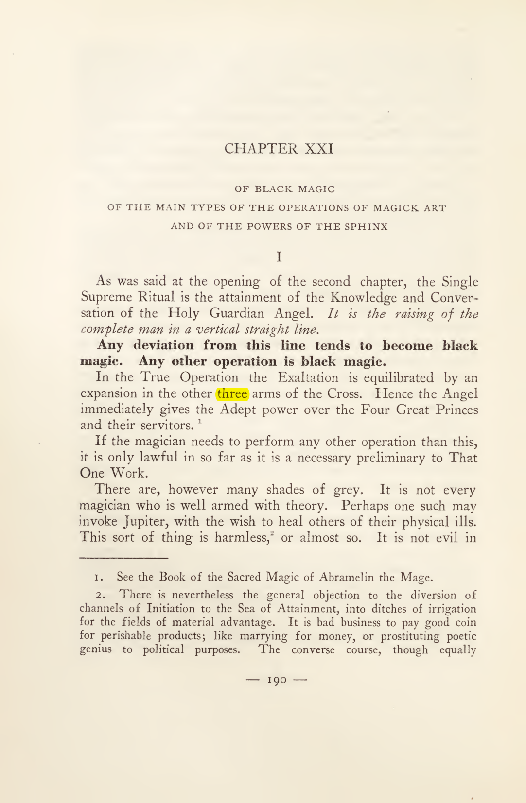 Original scan of Magick in Theory and Practice (Section 2), PDF page 70