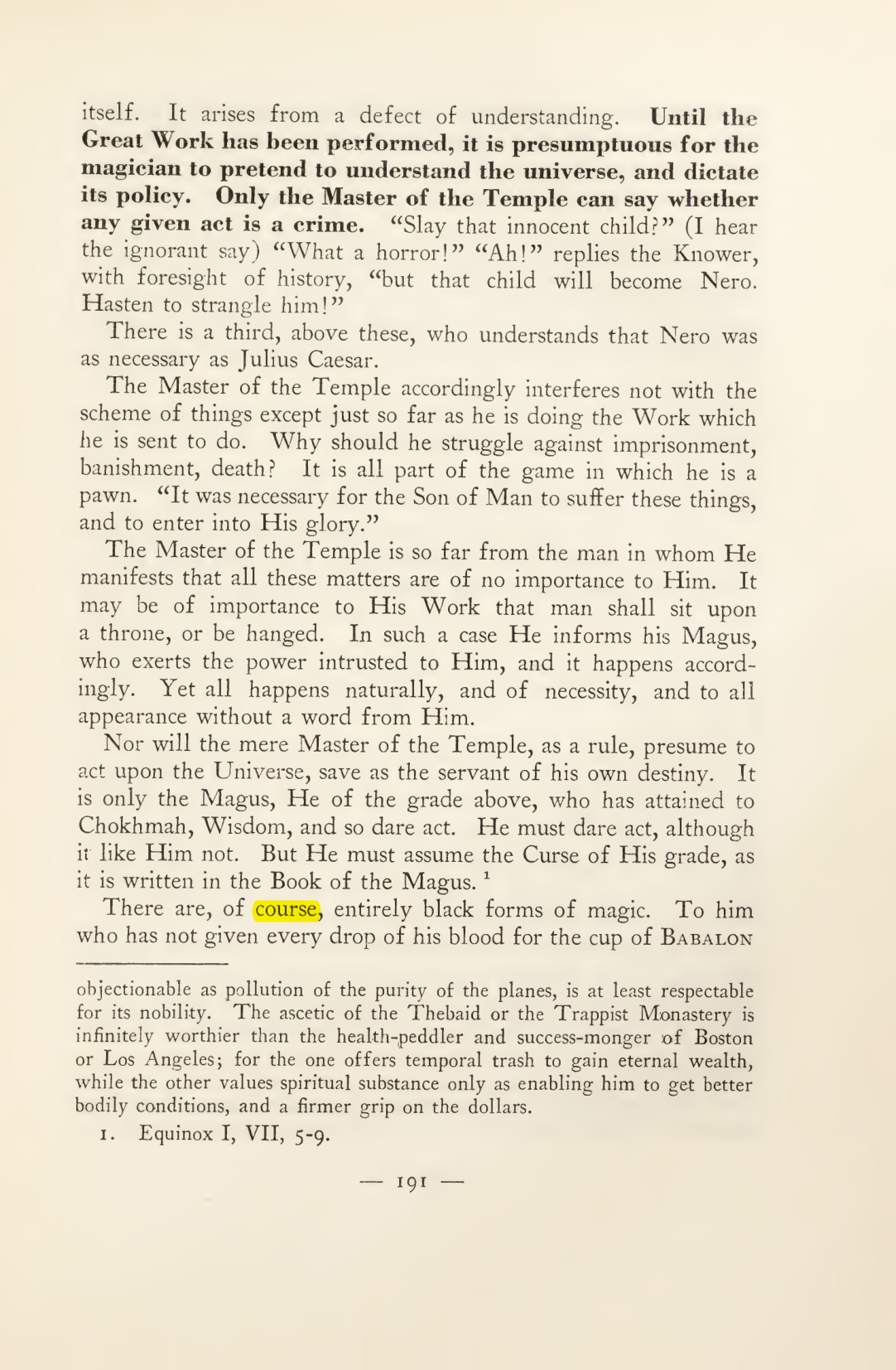 Original scan of Magick in Theory and Practice (Section 2), PDF page 71