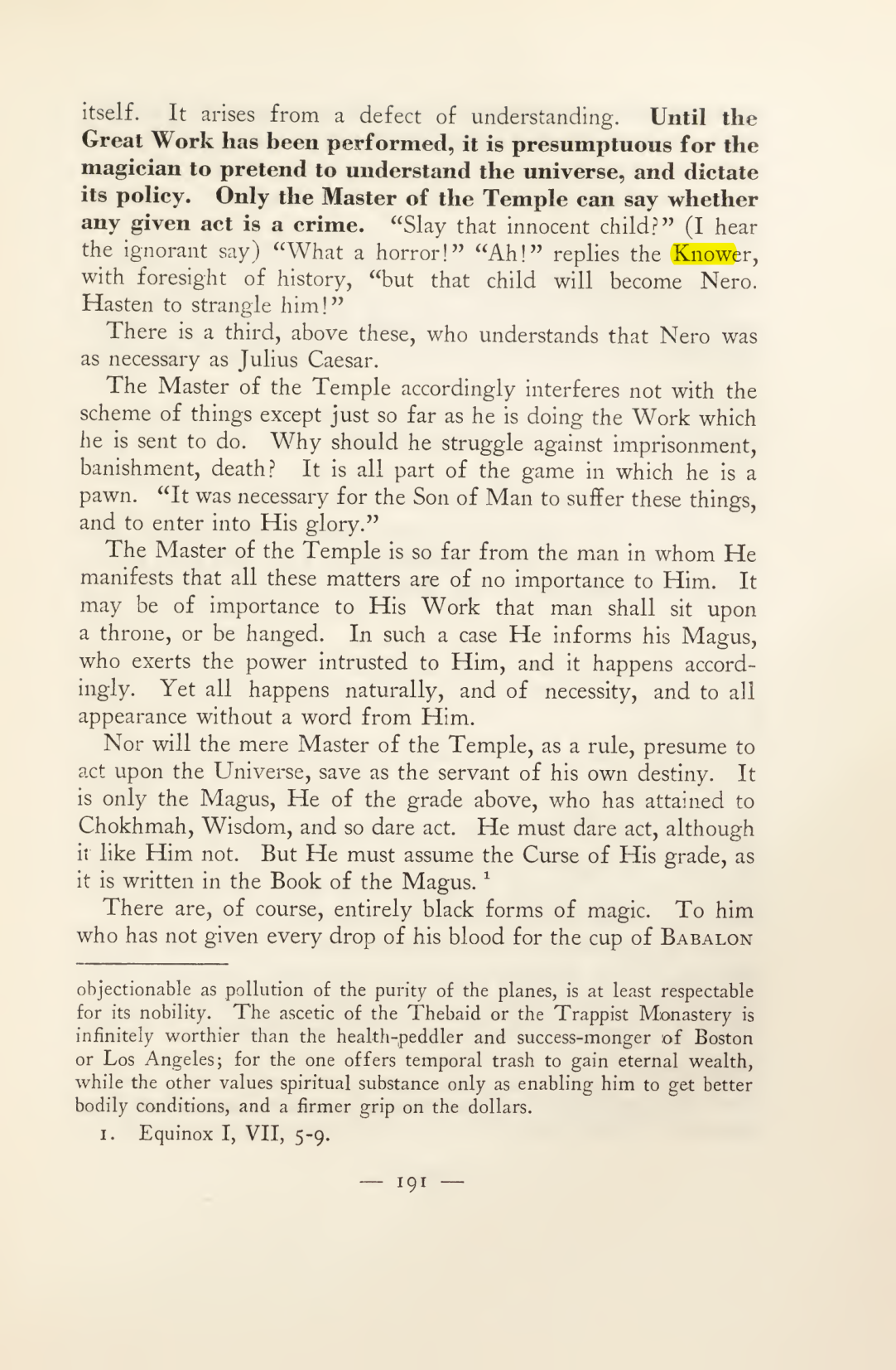 Original scan of Magick in Theory and Practice (Section 2), PDF page 71