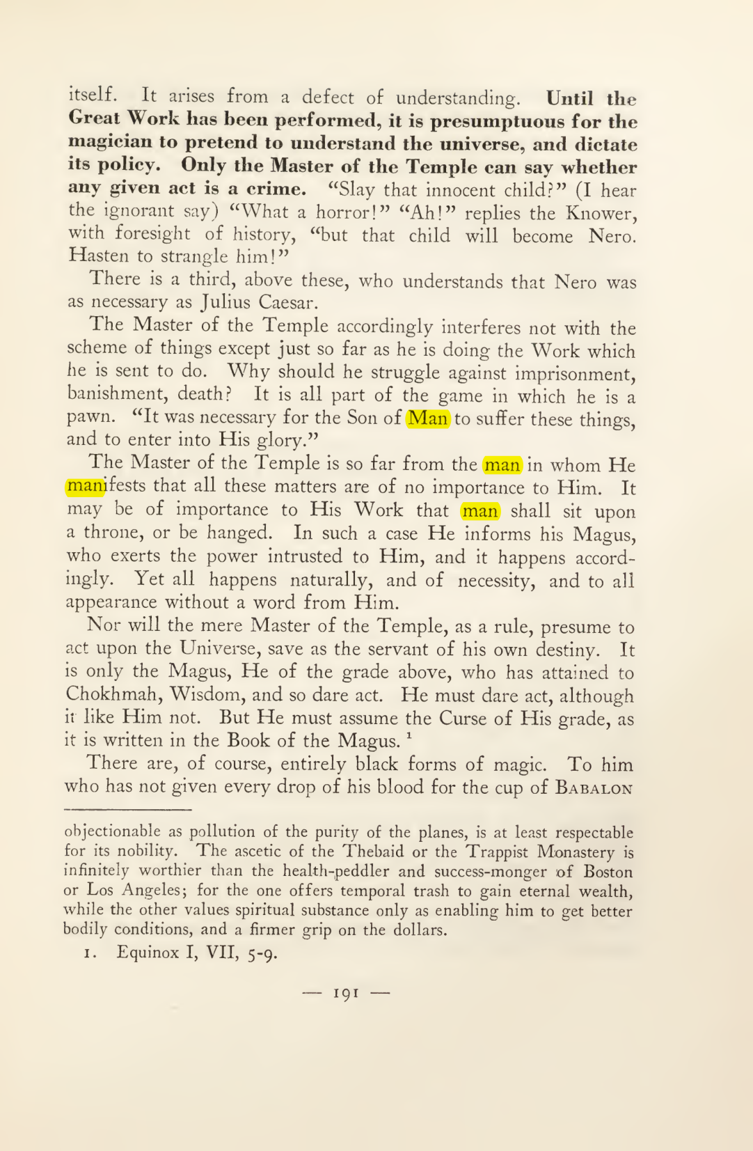Original scan of Magick in Theory and Practice (Section 2), PDF page 71