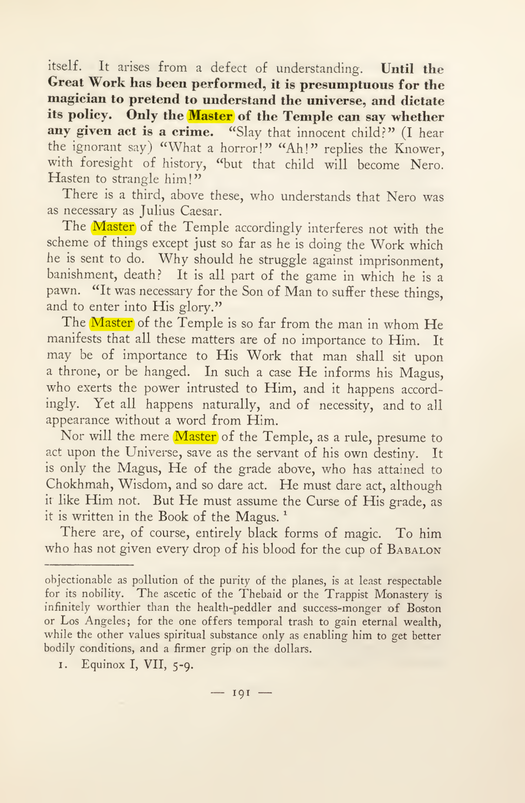 Original scan of Magick in Theory and Practice (Section 2), PDF page 71