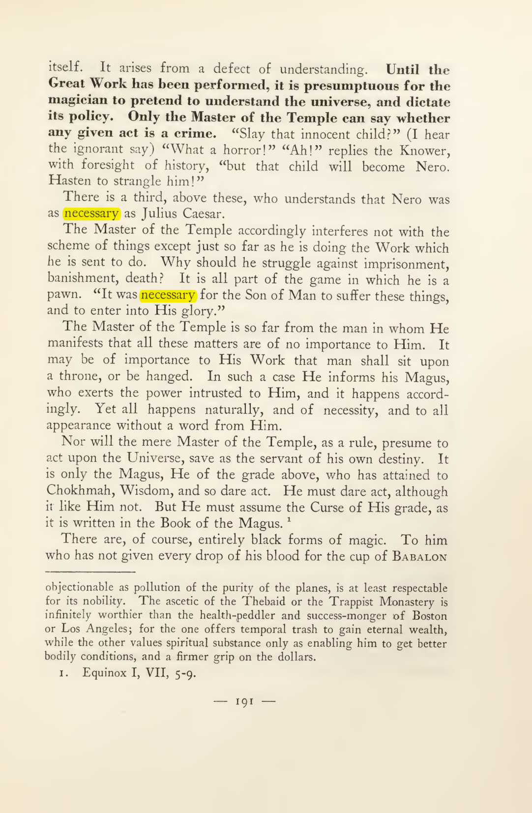 Original scan of Magick in Theory and Practice (Section 2), PDF page 71