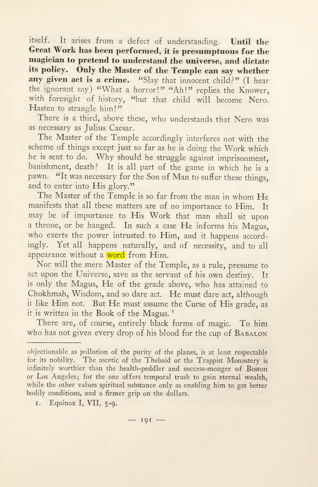 Original scan of Magick in Theory and Practice (Section 2), PDF page 71