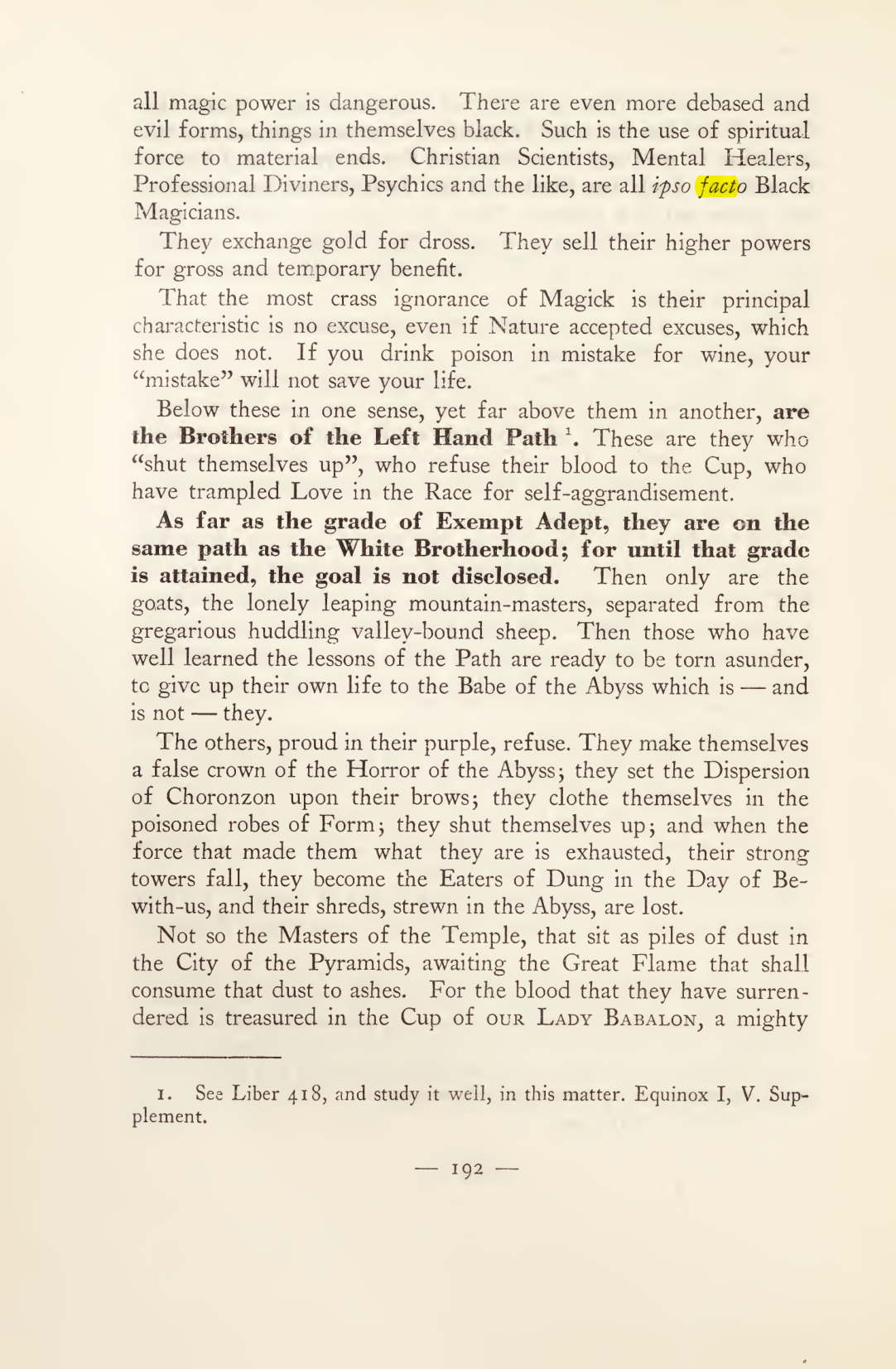 Original scan of Magick in Theory and Practice (Section 2), PDF page 72